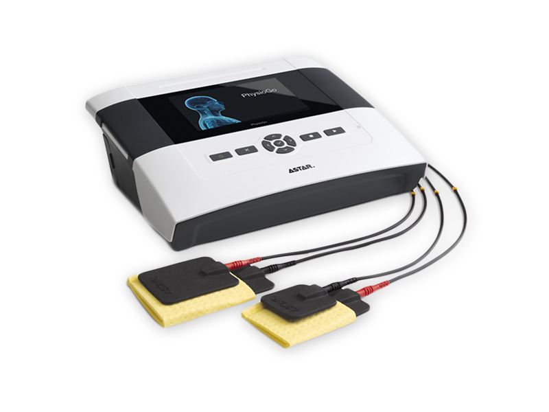 Moderné zariadenie PhysioGo 100A predstavuje rad prístrojov PhysioGo vyrábanú spoločnosťou Astar. Toto plne dvojkanálové zariadenie sa používa v mnohých fyzioterapeutických ordináciách k vykonávaniu elektroterapia a elektrodiagnostických výkonov.

Model PhysioGo 101A má vstavanú Li-Ion batériu s kapacitou 2250 mAh